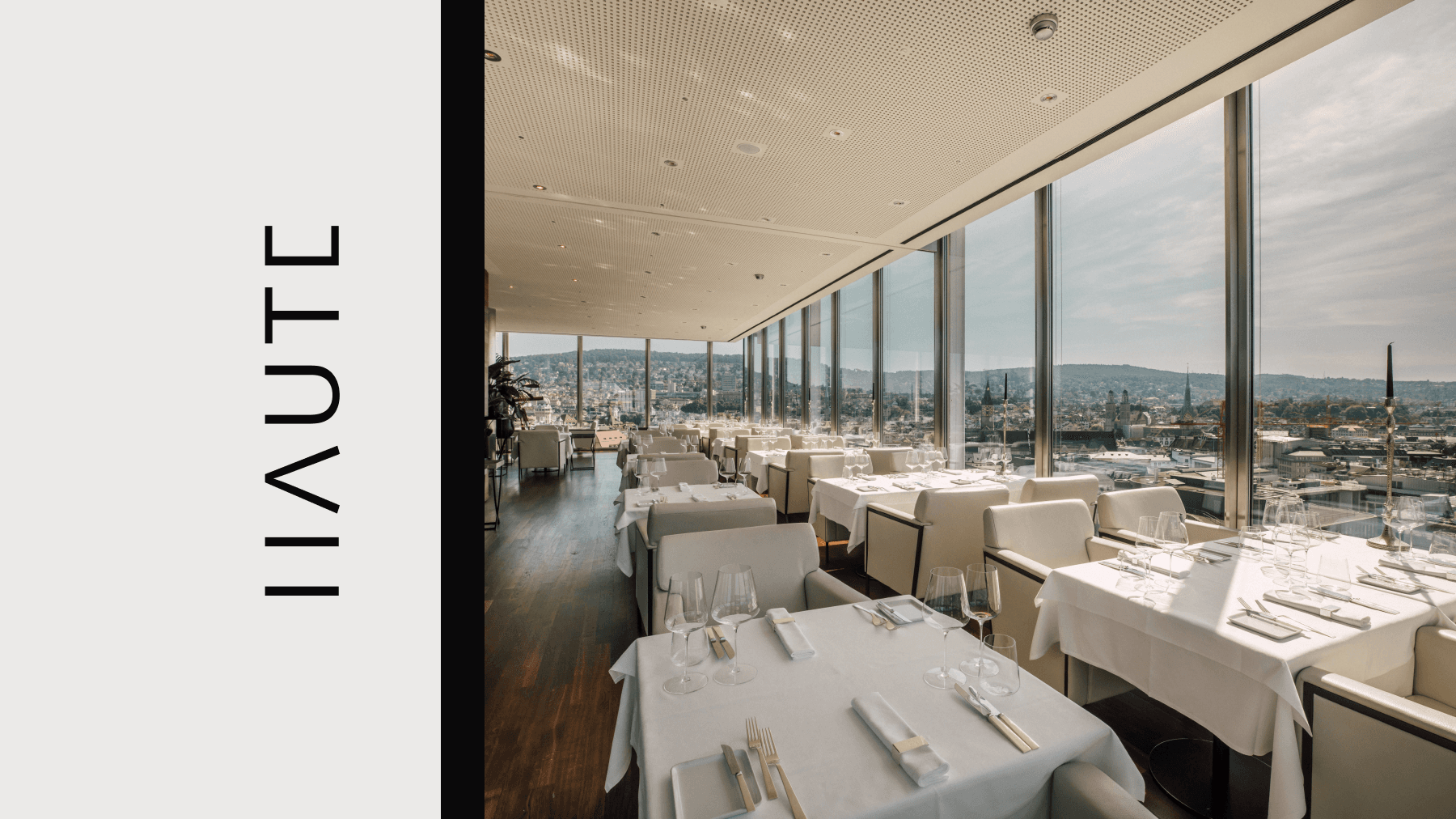 Fine Dining trifft digitale Mitgliedschaft: der HAUTE Club über Zürich