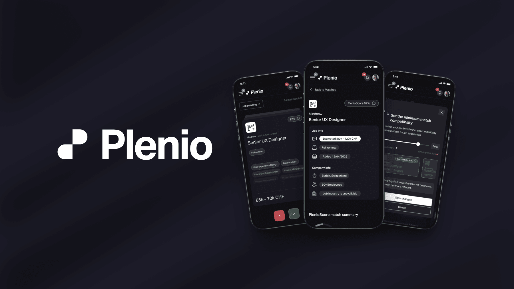 Plenio, die Job-Matching-Plattform von Mindnow