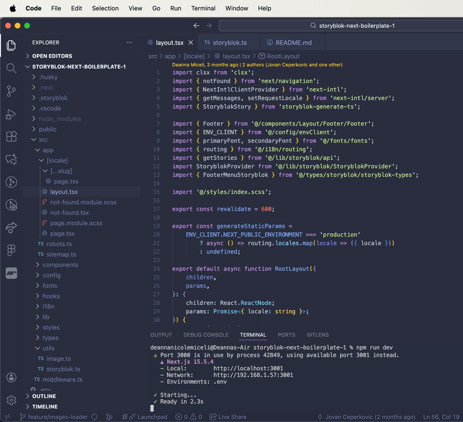 Reusable Next.js frontend boilerplate designed for scalable headless CMS projects with Storyblok