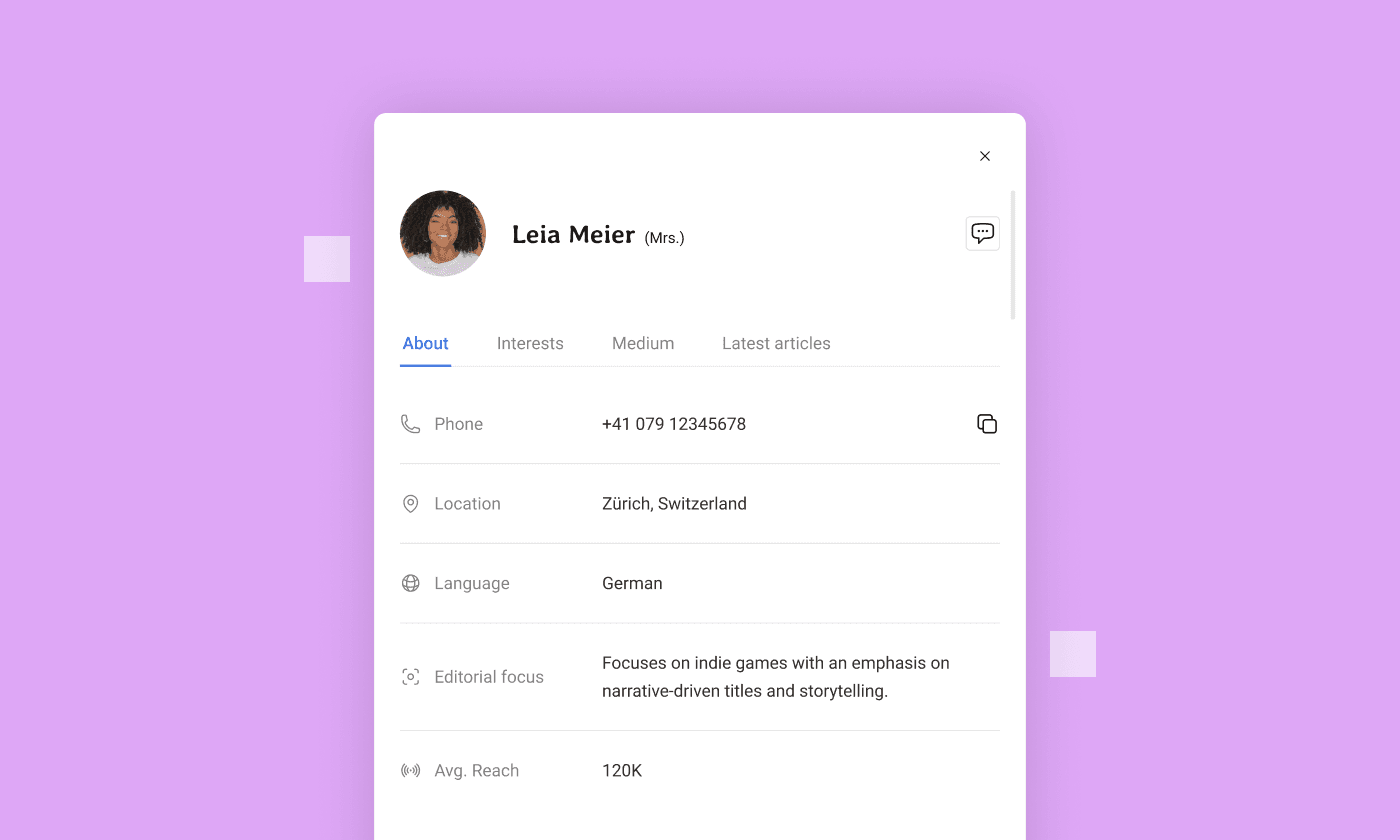 Alle PR-Tools in einer Plattform – mit einer selbstlernenden Journalisten-Datenbank