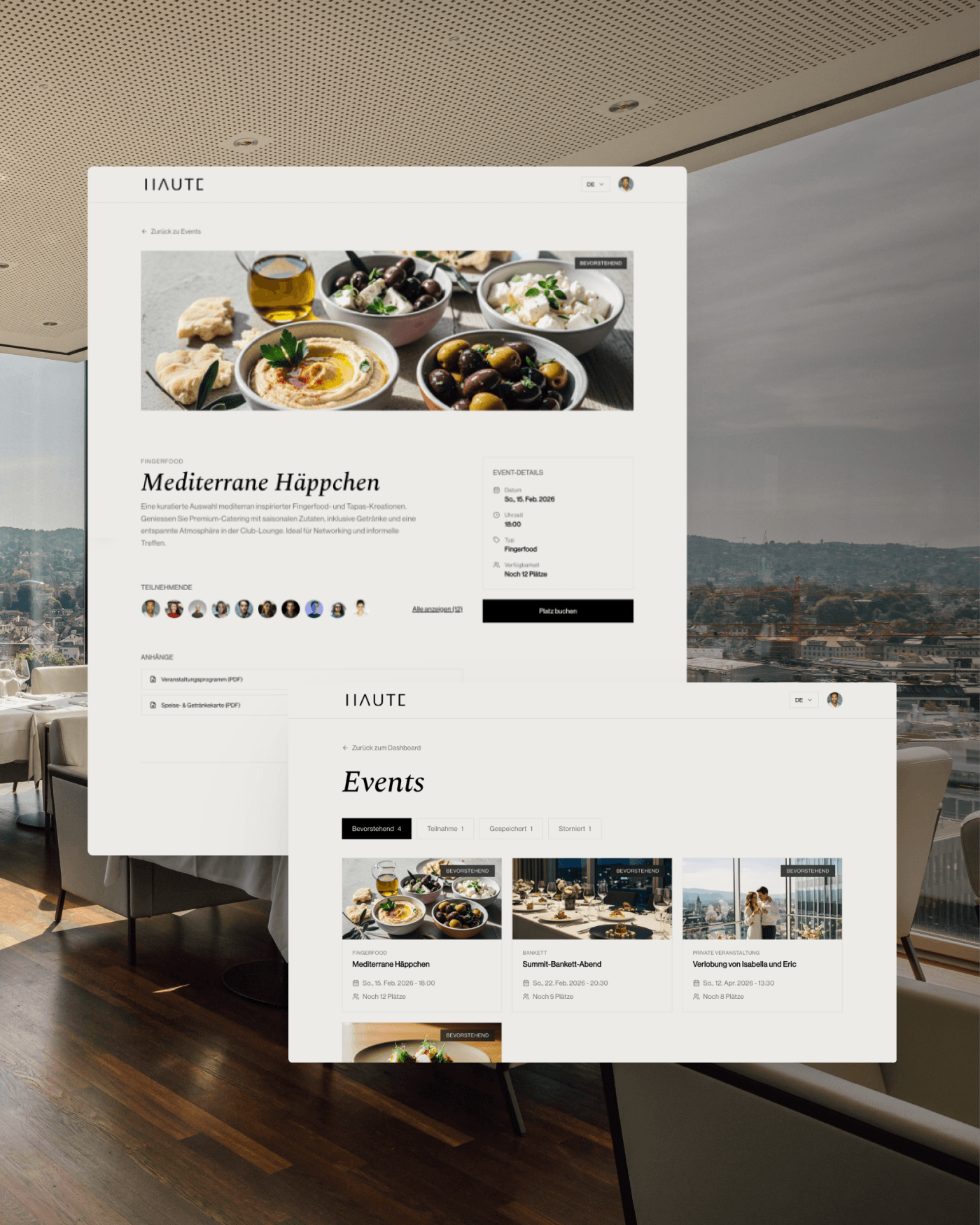 Fine Dining trifft digitale Mitgliedschaft: der HAUTE Club über Zürich 2