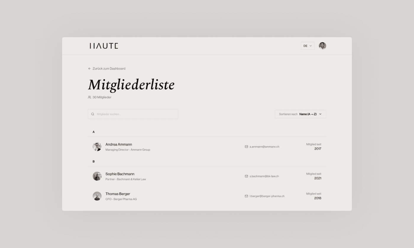 Fine Dining trifft digitale Mitgliedschaft: der HAUTE Club über Zürich